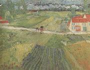 Vincent Van Gogh Landscape wiith Carriage and Train in the Background (nn04) USA oil painting reproduction